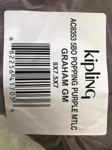 Lancheira térmica Kipling Original metalizada - Foto 3