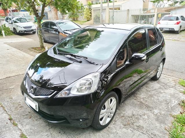 Fit Ex 1.5 Flex Aut Ano 2011 - Completo, manual e chave cópia, bancos de couro - Foto 3