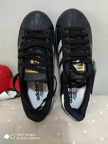 Superstar Adidas Preto 34 - Foto 3