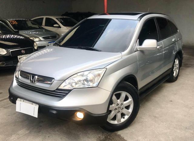 CR-V top de linha automático e brancos de couro - Foto 16
