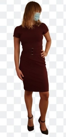 Vestido Sacada Tam M Stretch 