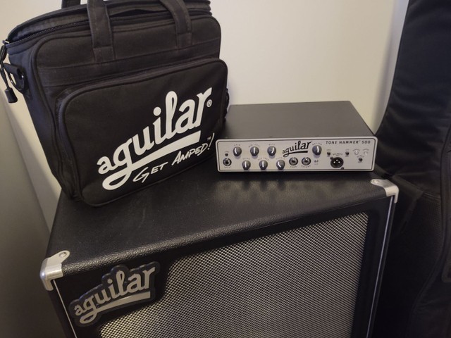 Amplificador contrabaixo Aguilar (Tone Hammer 500)