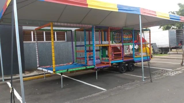 Tenda Pirâmide 5x10 - Galvanizada - Pronta entrega.  - Foto 3