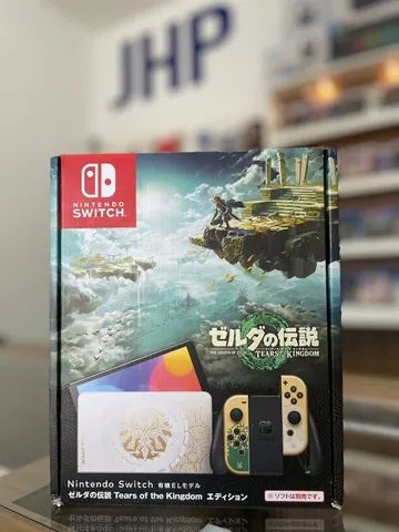 Nintendo Switch OLED Edição Limitada + Jogo The Legend of Zelda: Tears of  the Kingdom