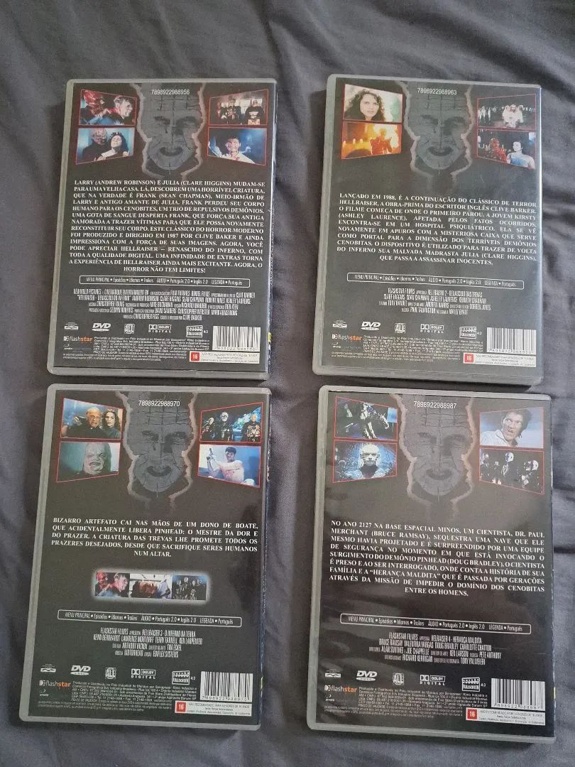 Dvds HellRaiser - Coleção 1 ao 4 - Foto 3