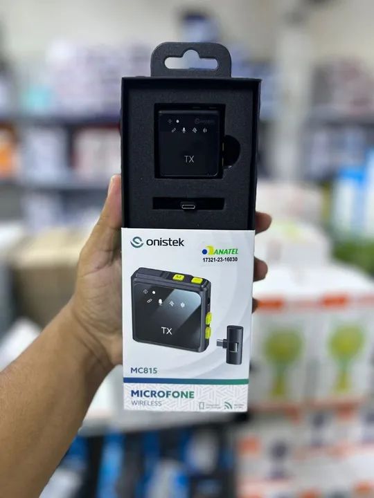 Microfone de lapela tipo C e Iphone Lightning - entrega grátis em São Luís 