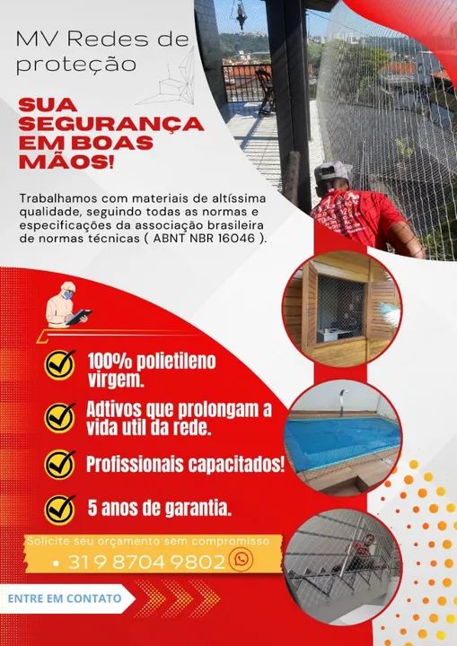 Redes de proteção - anti-quedas - Foto 3