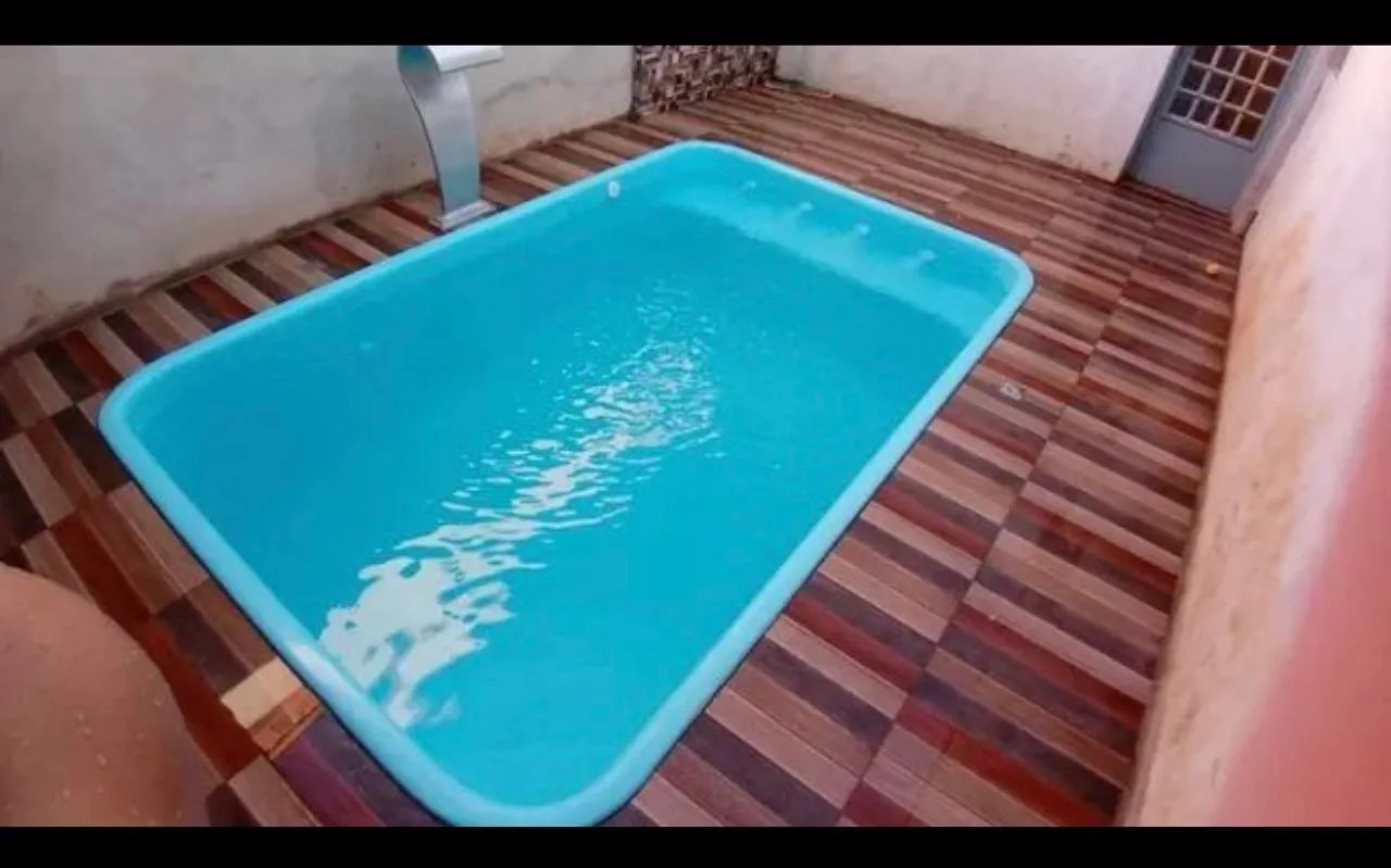 Piscina de fibra 4 metros completa aquecida  - Foto 3