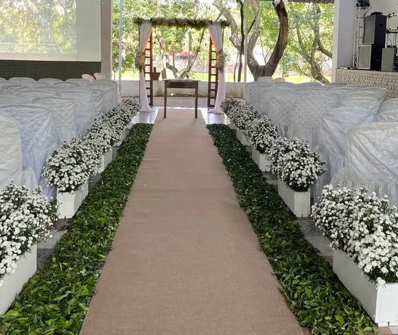8 Jardineiras floreiras vasos (SEM FLORES) casamento decoração ALUGUEL