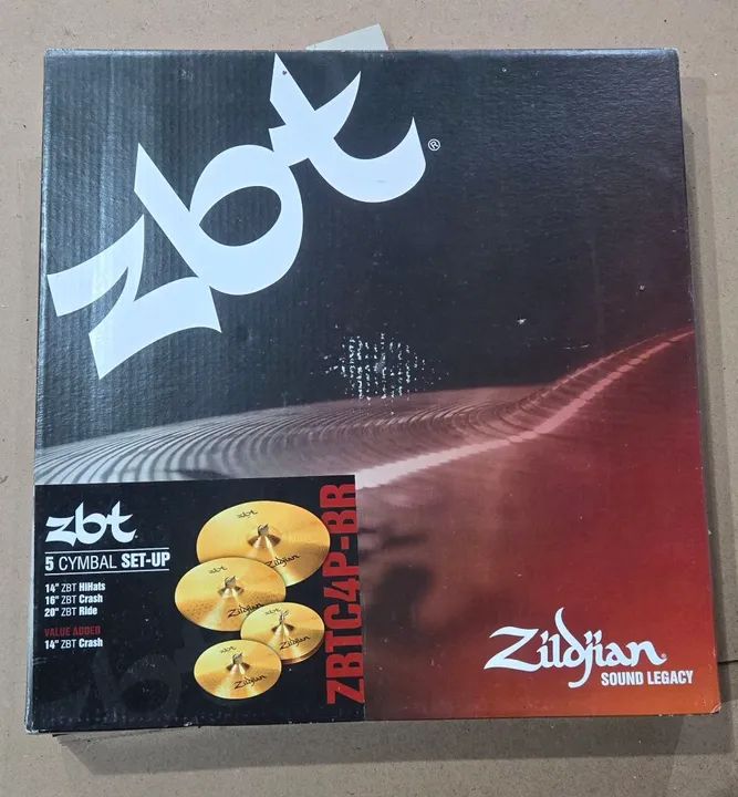 Kit de pratos Zildjian ZBT 5 peças