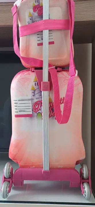 Conjunto de malas infantis princesas Disney - Foto 2