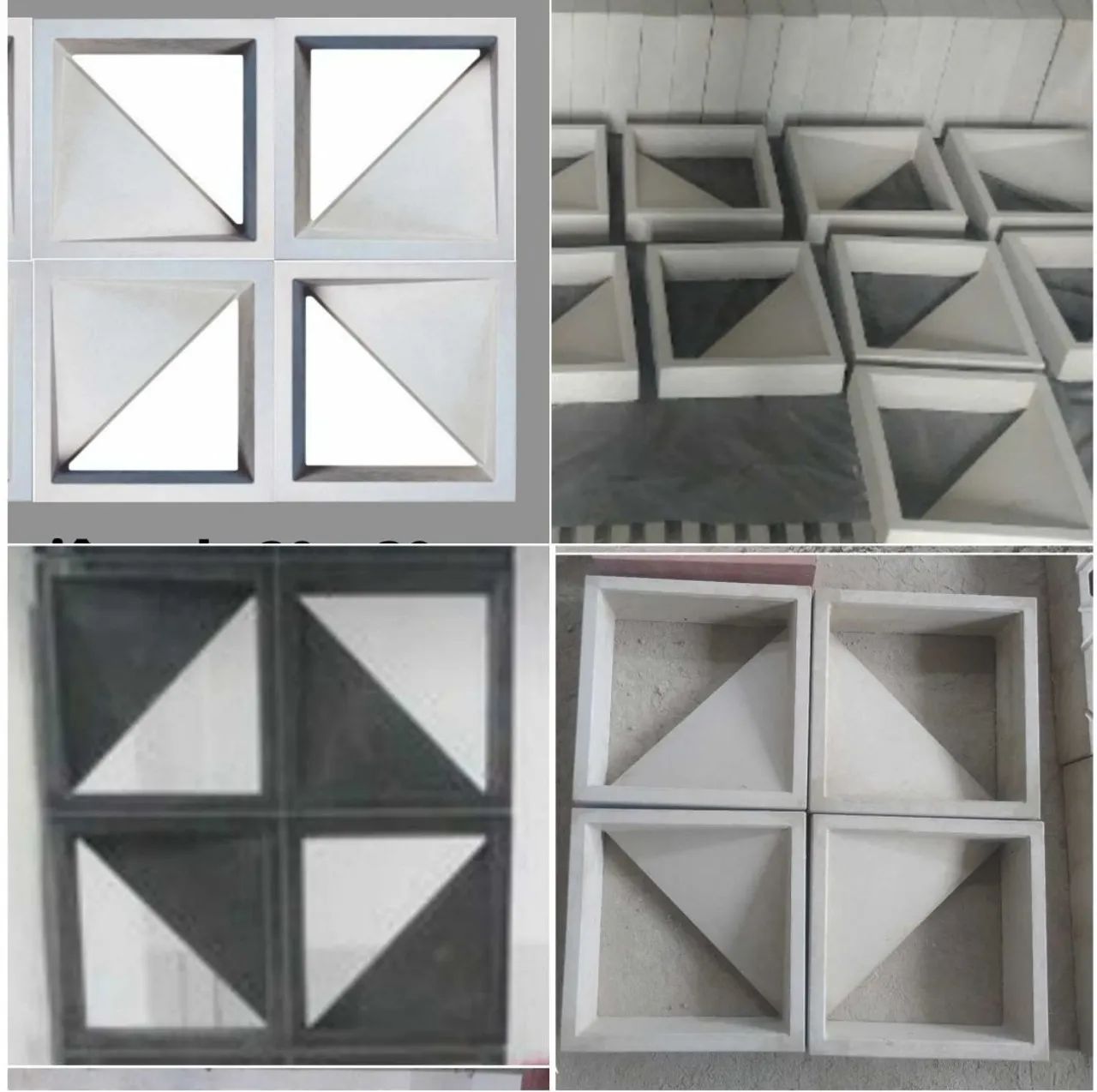 Cobogó triangular 30 x 30  - Foto 3