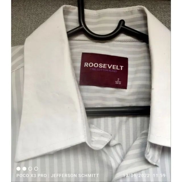 Camisa Social Roosevelt ML Tamanho: 2 (P) - Foto 2