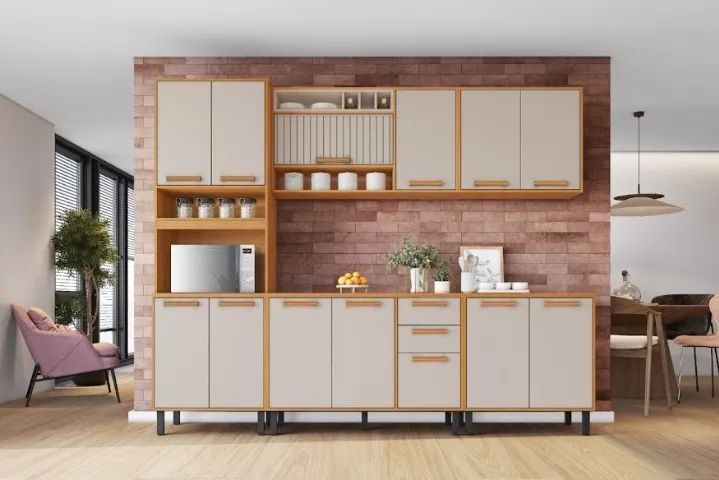 Armário de Cozinha Nápoles_MDF   Pronta entrega!