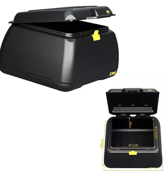 Bau para Moto 65 Litros - Preto