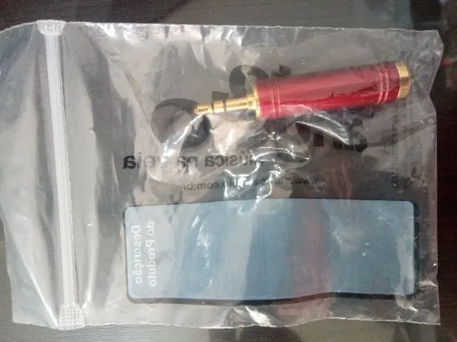 Adaptador p10 para P2 stereo santo Ângelo novo