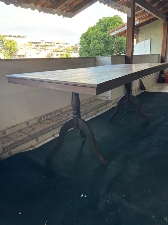 Mesa de madeira maciça - Foto 3