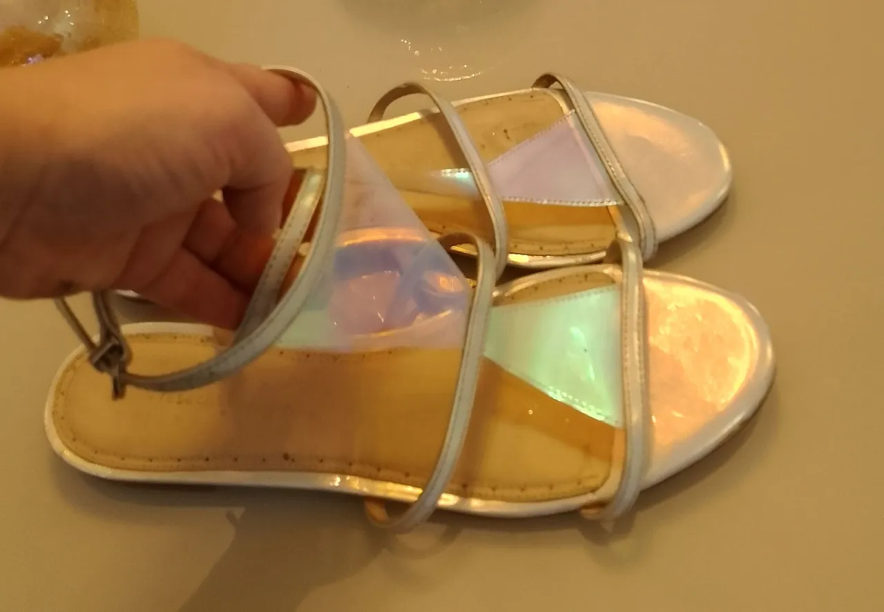 Sandália linda Tam 38 Rosa Chá