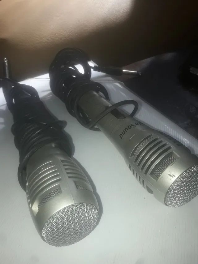 MICRIFONES= 2. DA MARCA: EXPLOSOUND. COM CABO UNIVERSAL. - Foto 3