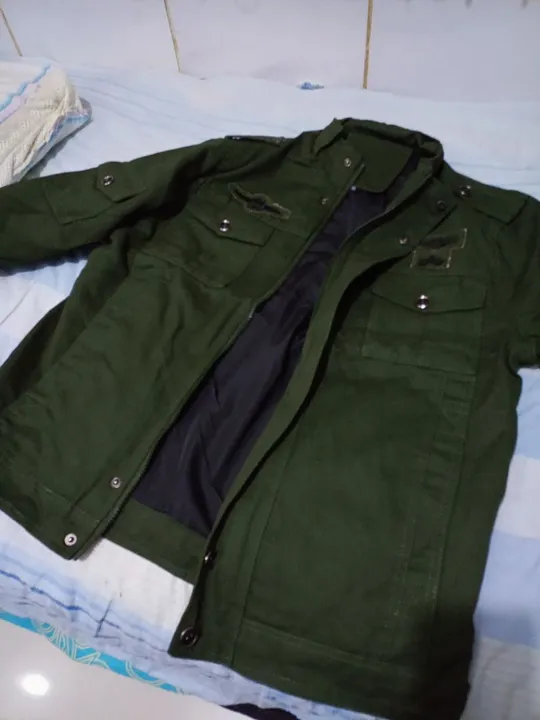 Casaco Militar Verde Masculino