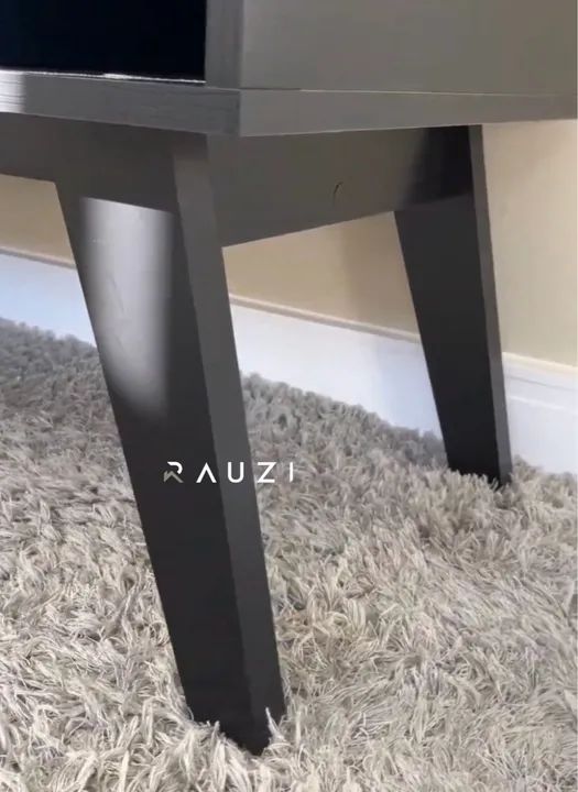 Rack Preto Retrô - Para até 60 polegadas 64319601566465123