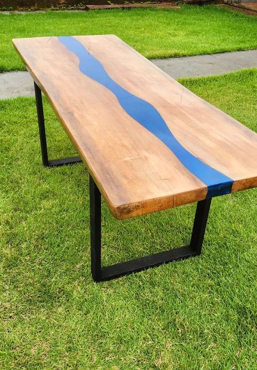 Mesa resinada de jantar 2mts - Foto 2