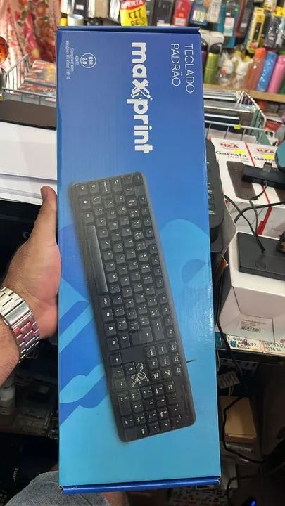 Teclado Padrão Maxprint USB 2.0