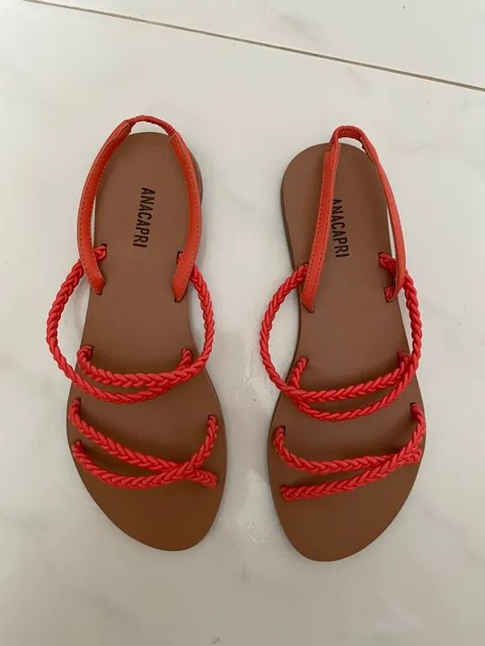 Sandália rasteira Ana Capri n36