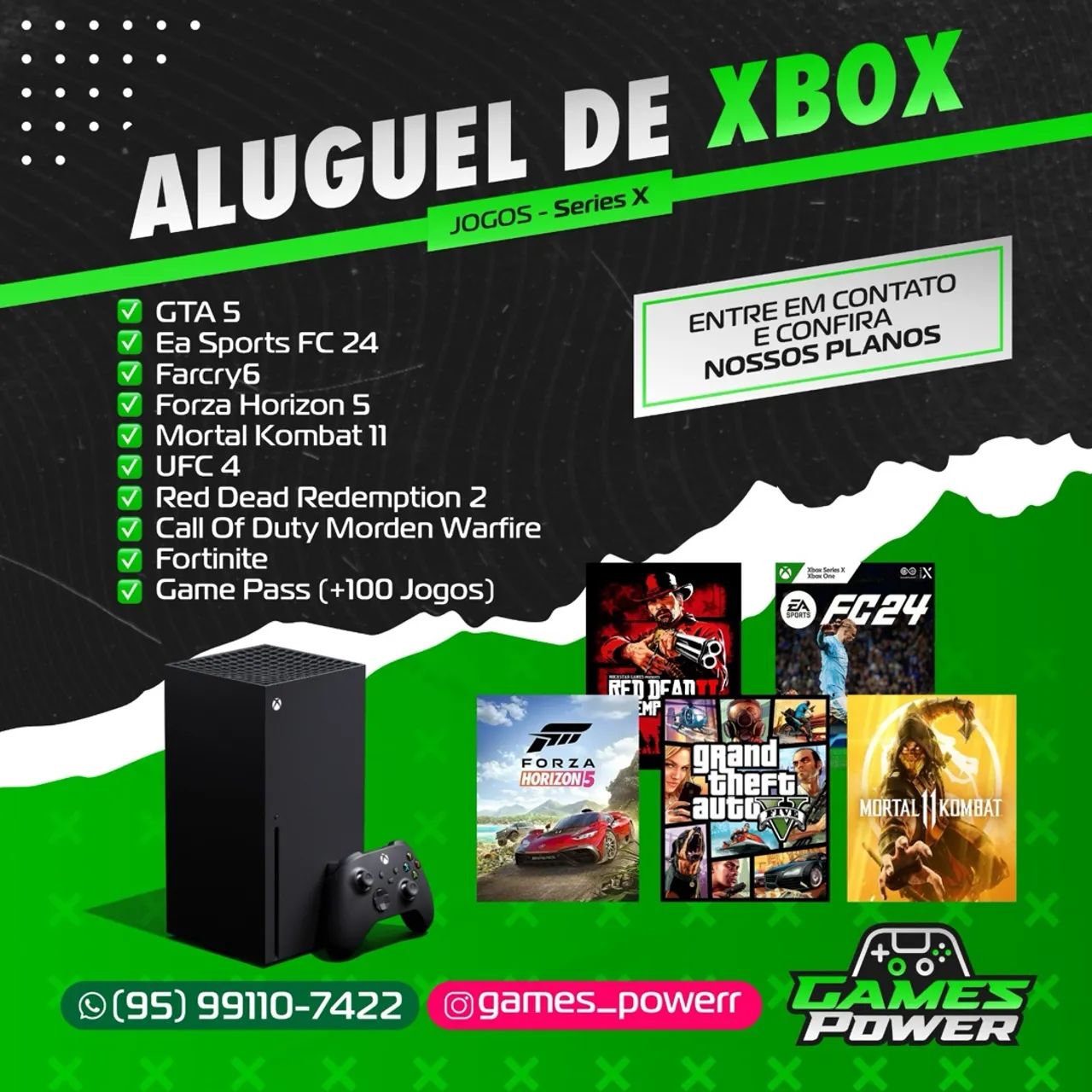 Aluguel de video games (Ps4, Xbox one s e Xbox series S/X) - Foto 2
