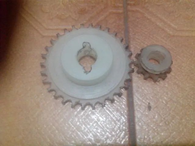 Motor\redutor 12vcc Coroa, pinhão e corrente,  48 rpm  - Foto 6
