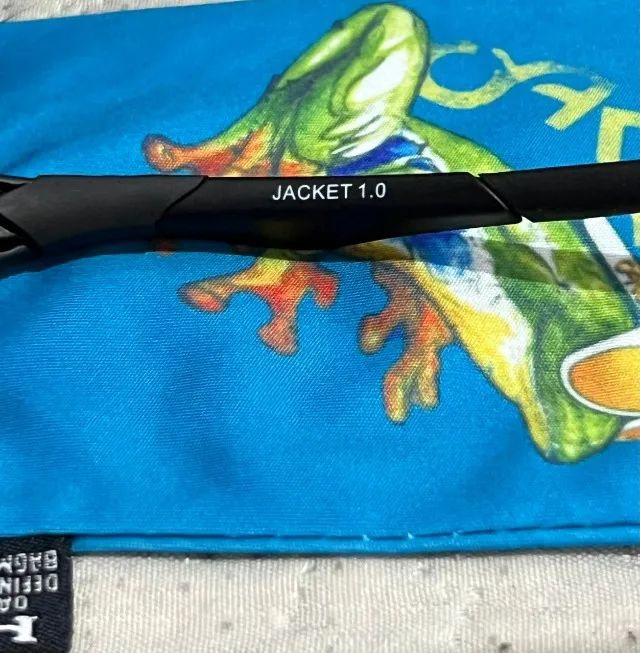 Óculos De Sol Oakley Half Jacket 1.0 Liquid Metal - Foto 4