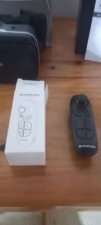 Óculos de Realiade virtual novo na caixa. Acompanha fone imbutido e controle Bluetooth.  - Foto 6