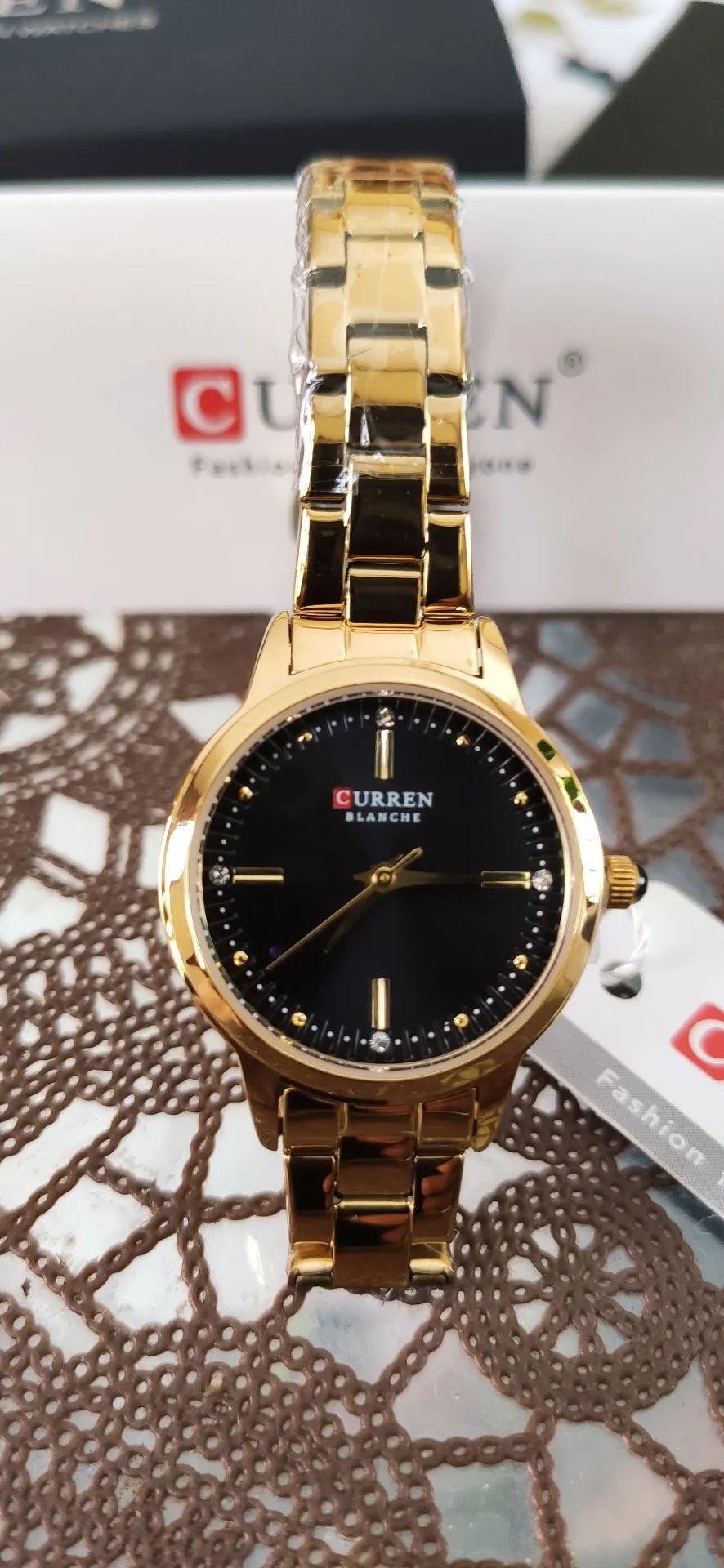 Relógio Curren Feminino Dourado - Foto 4