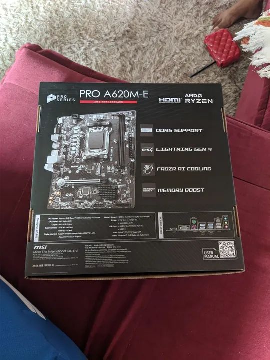 placa mae msi pro a620m-e AM5 - Foto 2