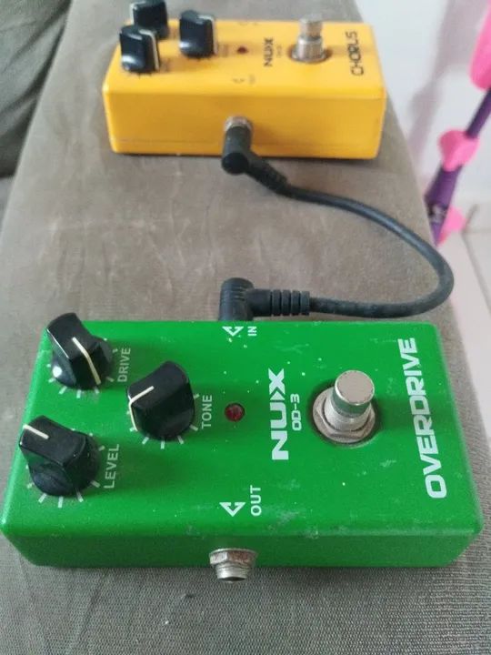 Pedal Chorus e Overdrive Nux - Foto 2