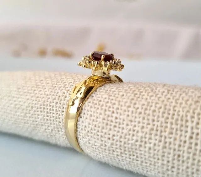 Anel de Formatura para Direito em Ouro 18k - Foto 3