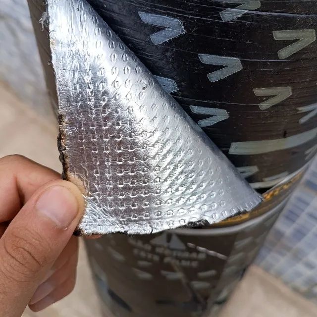 [Lacrada] Manta asfáltica Vedacit 10m 3mm, Tipo 2, (Com alumínio) - Entrego Grátis