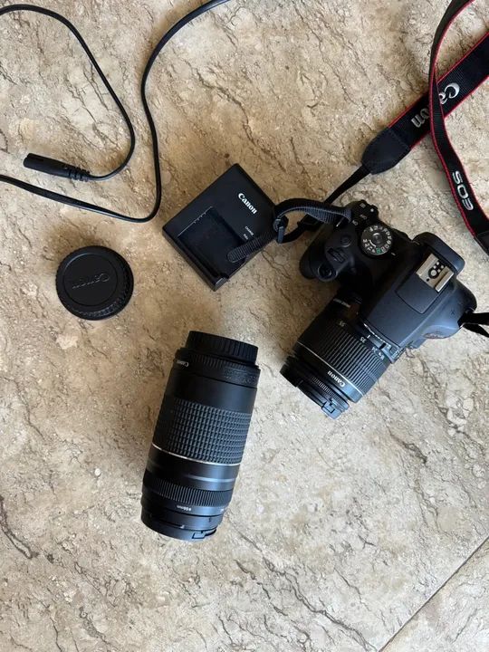 Combo Câmera EOS T7+ Viajante com Lente EF-S 18-55mm + EF 75-300mm - Foto 5