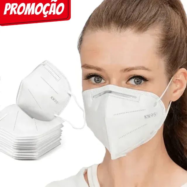 Kit 10 Máscara Proteção 5 Camada Respiratória KN95 _ ES77