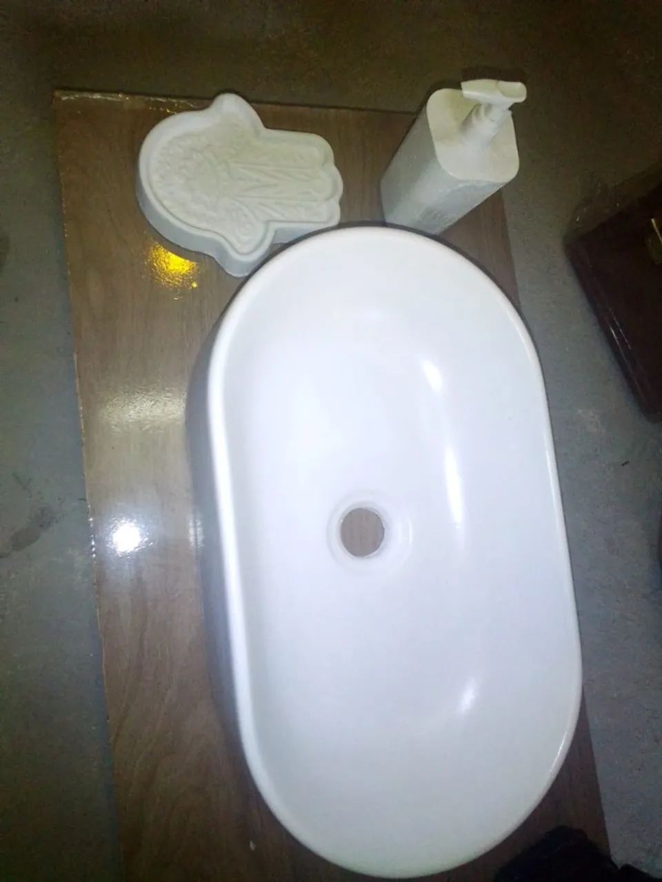 CUBA / PIA BRANCA OVAL ( LAVABO, BANHEIRO) - Foto 6