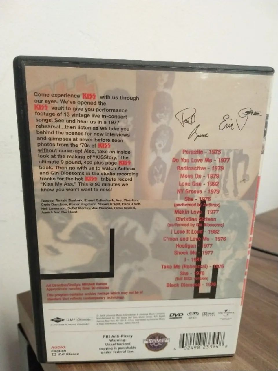 DVD Kiss - Kiss my A - Importado - Foto 2
