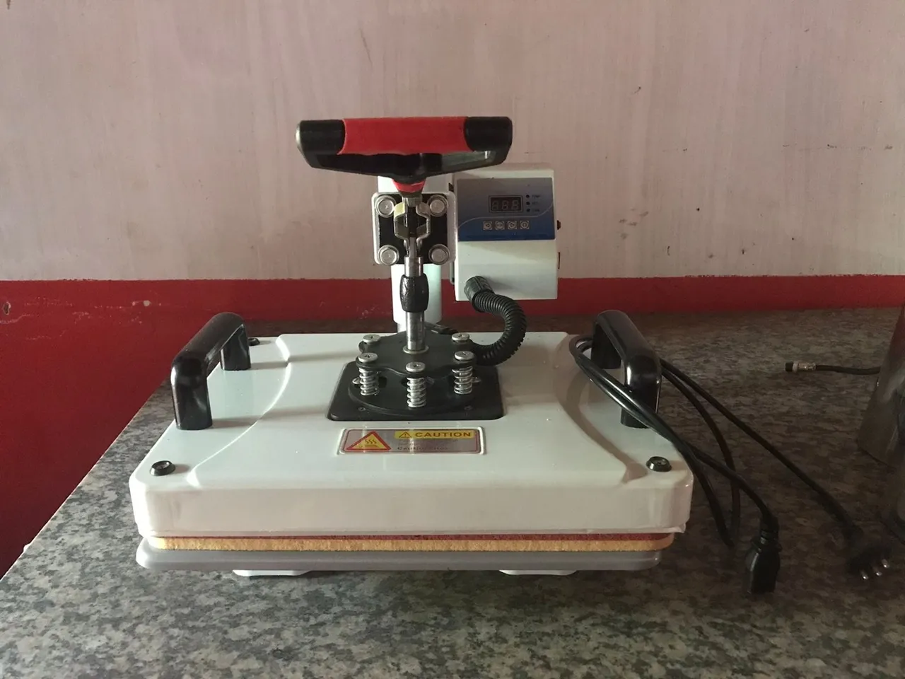 Prensa térmica de sublimação