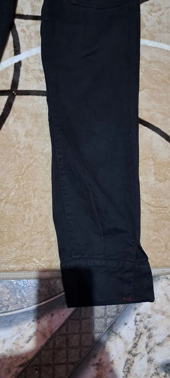 Calça Jeans Preta - Tamanho M - Foto 5