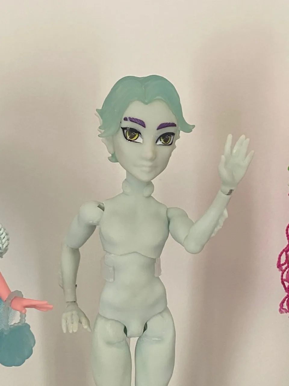 Boneco Gil Monster High G3 Perna Azul