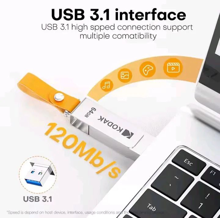 Pendrive Kodak USB 3.1 128 GB - Foto 3