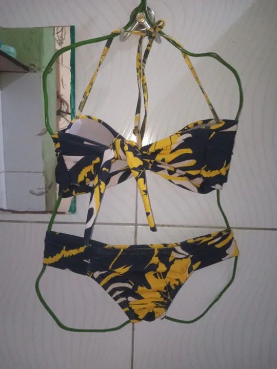 Biquíni Estampado Feminino M - Foto 2