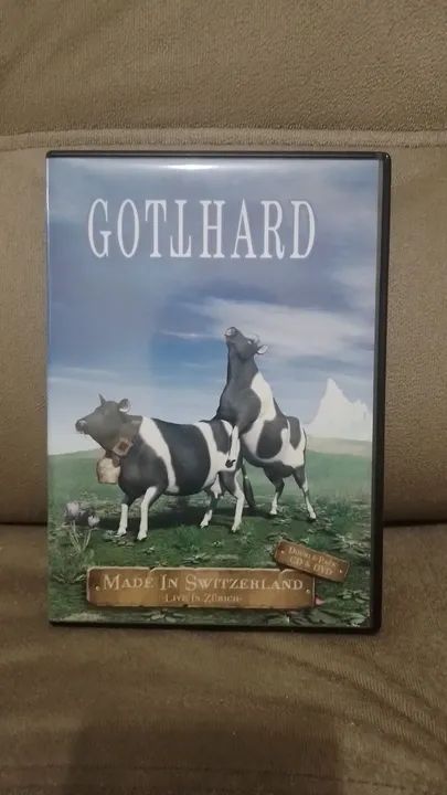 DVD + CD Gotthard - Made in Swtzerland.