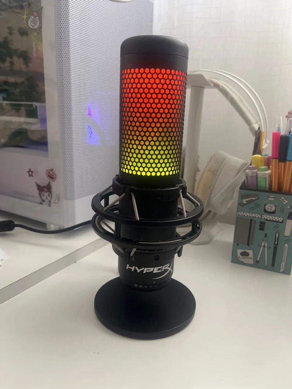 Microfone Gamer HyperX QuadCast S- RGB