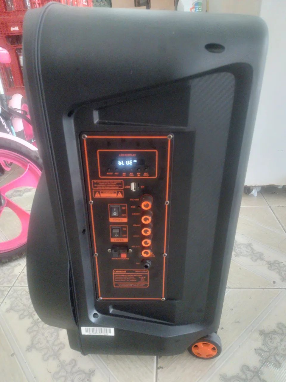 Caixa de Som Lenoxx com Iluminação LED - Foto 3