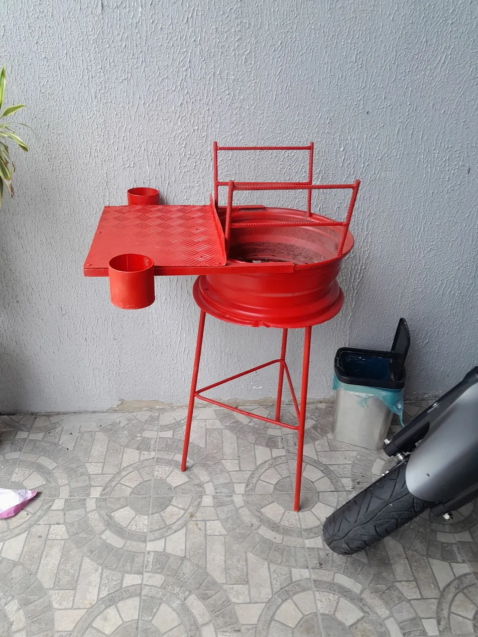 Churrasqueira artesanal com design exclusivo